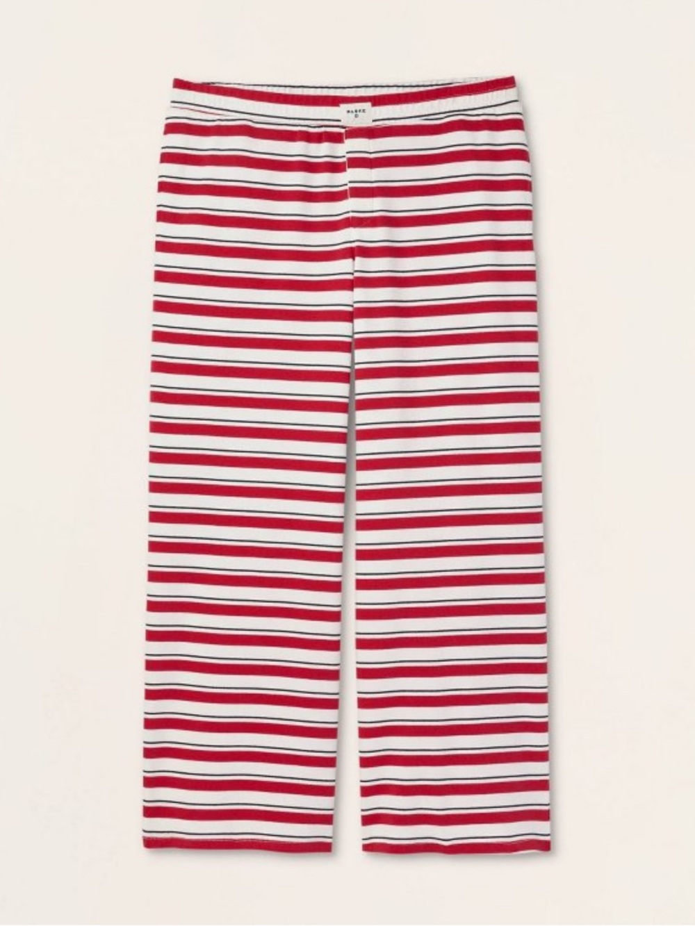 💗Parke x Target High-Rise Boxer Knit Pants Red/Navy Striped Size S